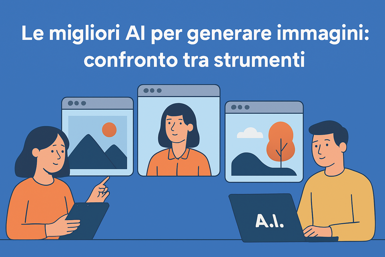Le migliori AI per generare immagini: confronto tra strumenti