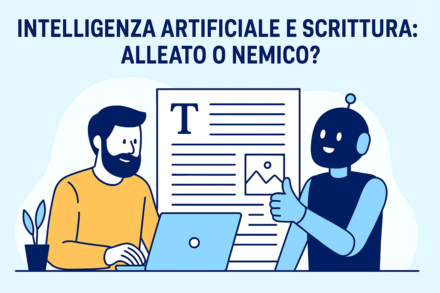 Intelligenza artificiale e scrittura: alleato o nemico?