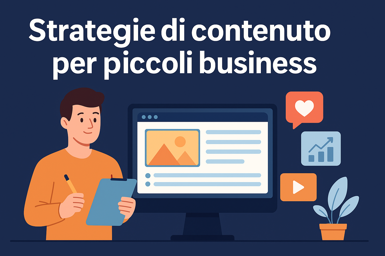 Strategie di contenuto per piccoli business
